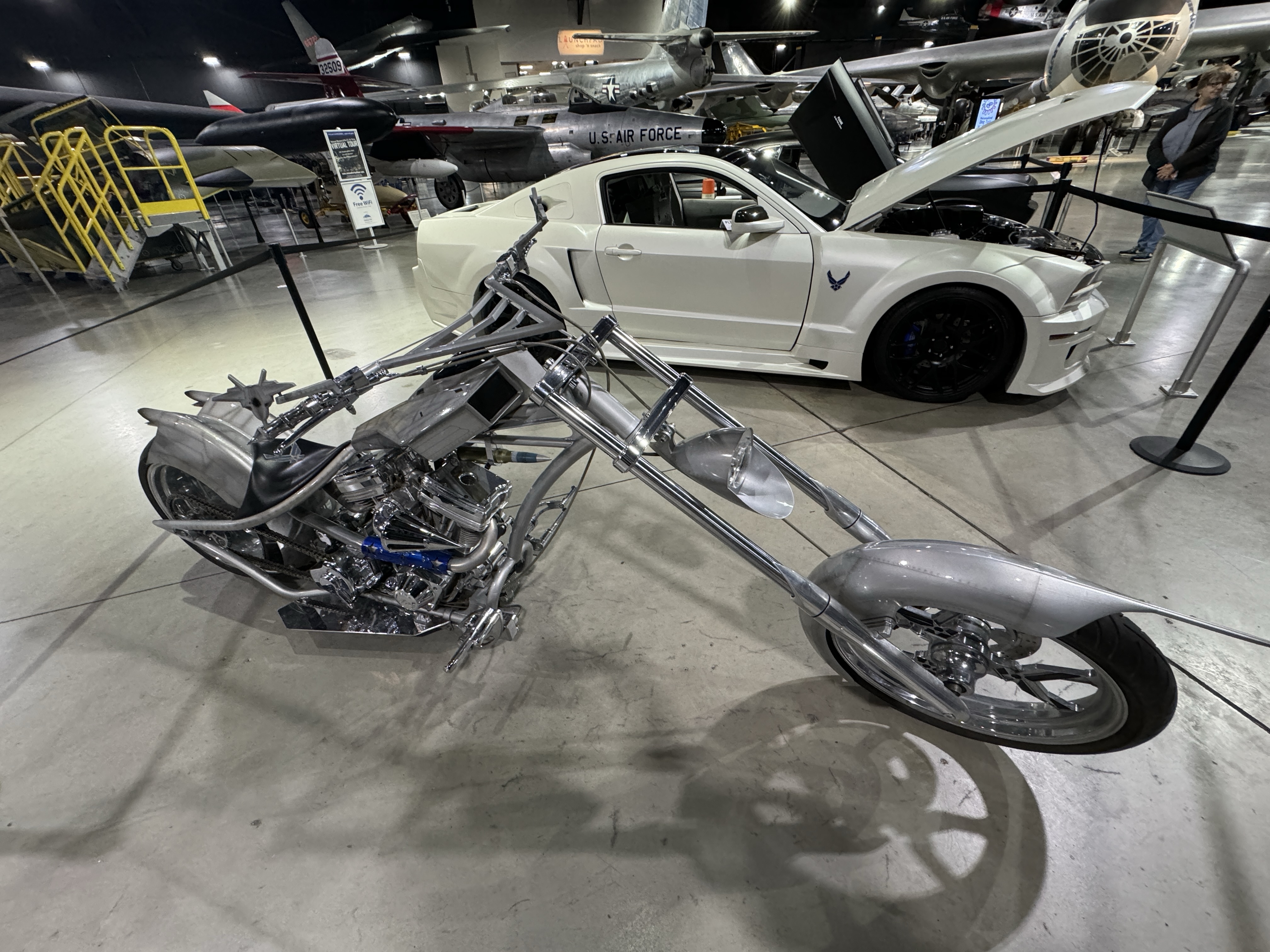 Motorcycle inspired by Air Force One