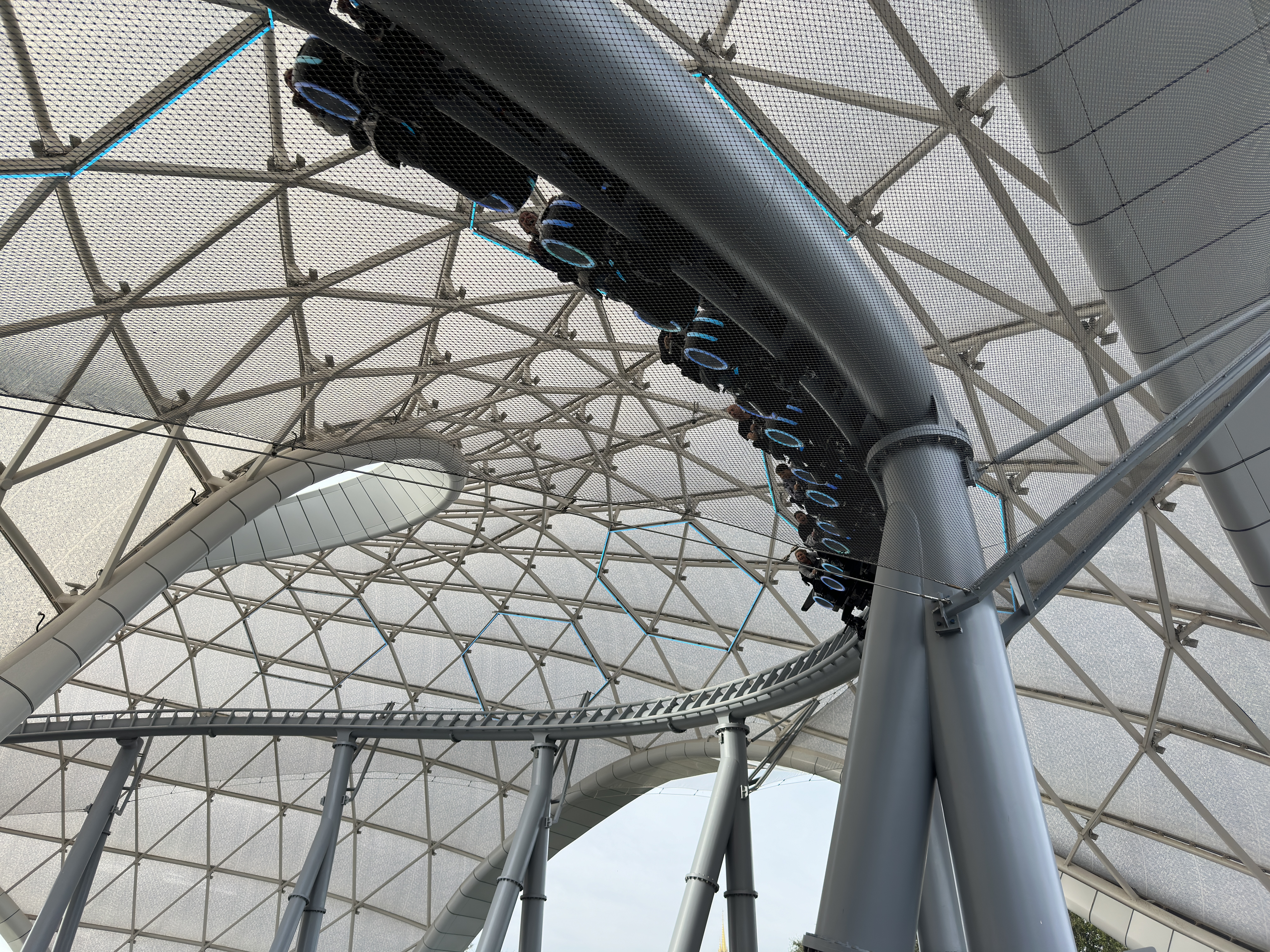 Tron ride at Disney World